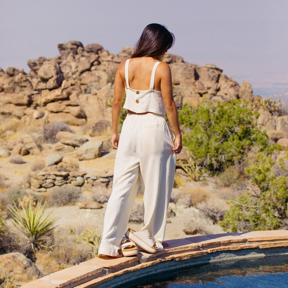 Tori Linen Tank - Image 4